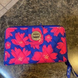 Vera Bradley turn lock wallet